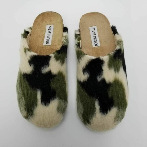Steve Madden Womens Vesa Clog Slippers Camouflage - Picture 3 of 10